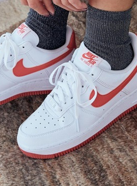 Nike Air Force 1 1 '07 Next  百搭低帮板鞋 白红色 DC9486-102