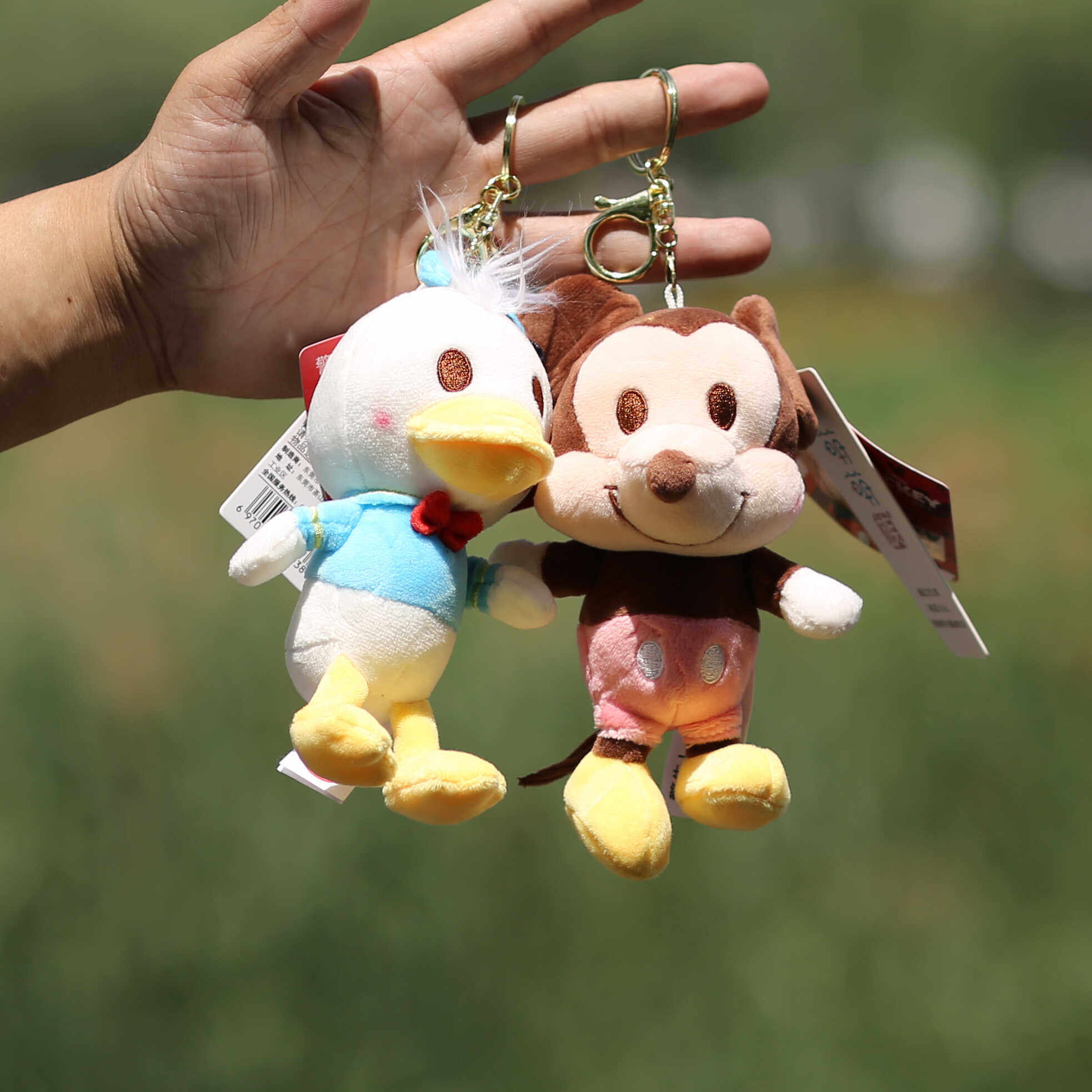 正版迪士尼米老鼠毛绒玩具挂件唐老鸭玩偶汽车钥匙扣女生包包挂饰,玩具/童车/益智/积木/模型,毛绒/玩偶/公仔/布艺类玩具,淘宝优惠券,粉丝福利购,淘宝优惠卷