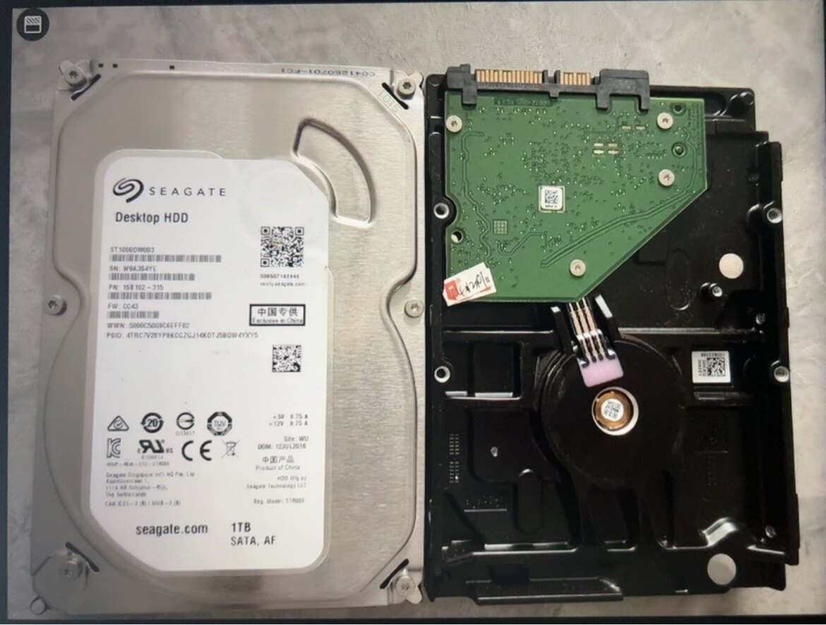 希捷 ST1000DM003 二手3.5寸台式电脑串口硬盘 MHDD检测无坏道