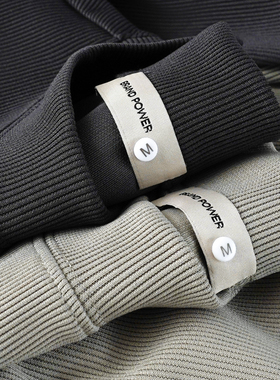 上衣男小圆领t恤秋季T恤小半高领体恤长袖秋季打底衫男士纯色小众