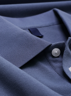 抗菌帅气POLO百搭半袖体恤吸汗透气短袖t恤男士T袖休闲保罗衫冰丝