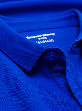 网眼吸湿袖口运动美式通勤夏季T恤男POLO简约棉t恤体恤时尚新品