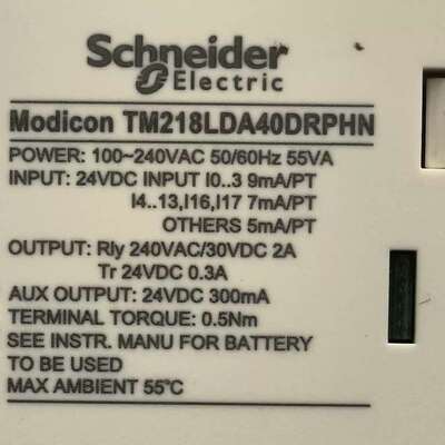 议价施耐德控制器TM218LDA40DRPHN 功能正常 实