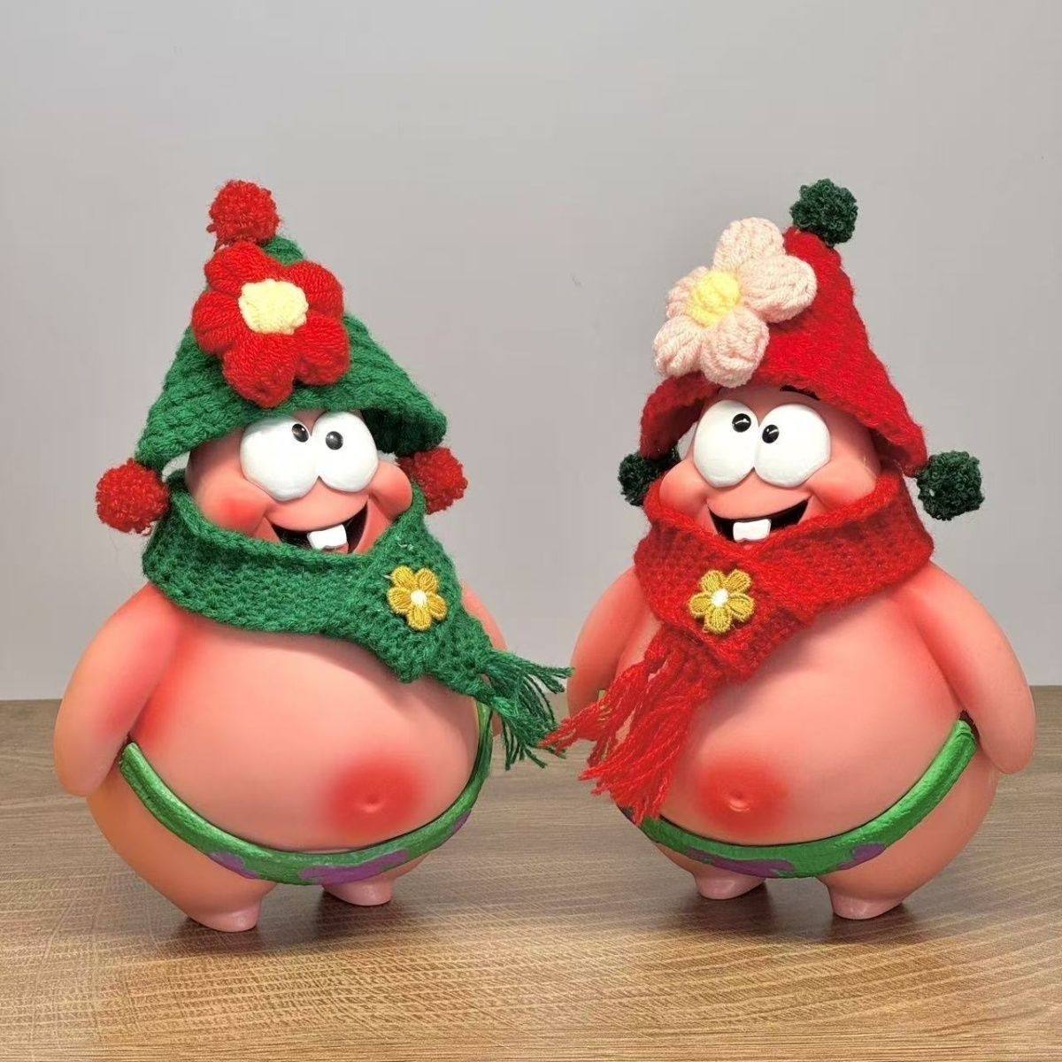 【速发优质版】圣诞节派大星创意桌面摆件潮玩大聪明公仔生日礼物