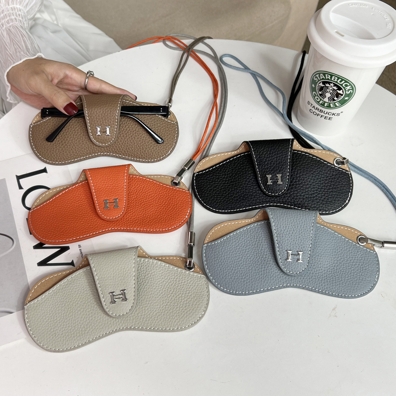 挂脖便携眼镜包收纳袋保护套简约