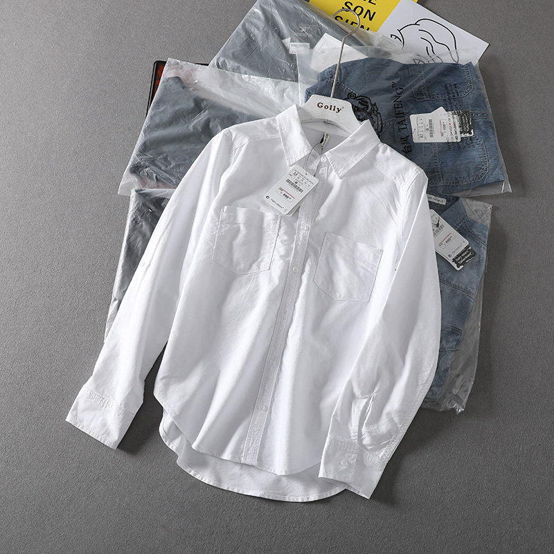 线下699！0.25kg！牛津布白衬衫