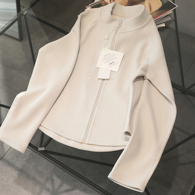 休闲百搭加厚立领卫衣开衫