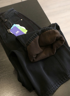 双版本！加绒加厚黑灰色弯刀裤女高腰休闲百搭冬季保暖阔腿裤长裤