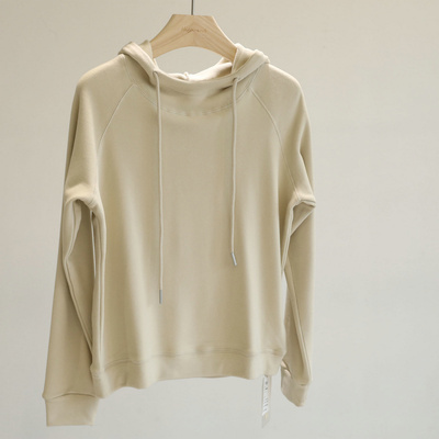 双面磨绒！冬季磨毛加绒连帽卫衣女休闲百搭套头短款加厚T恤上衣