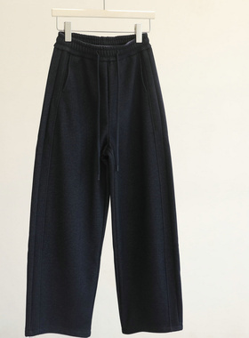 闭眼入神裤！加绒加厚高腰弯刀裤女黑色显瘦遮肉阔腿休闲裤长裤