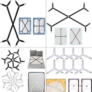 床单固定夹固定器可调节防滑桌布固定带床单夹床单扣源头工厂