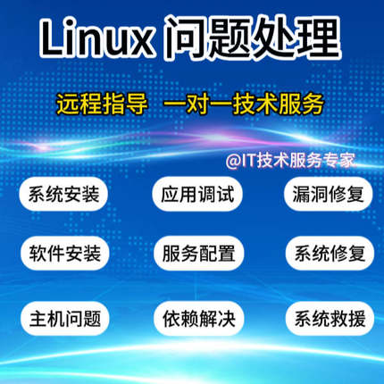 欧拉/龙蜥/凝思/linux系统问题解决修复软件安装故障技术支持