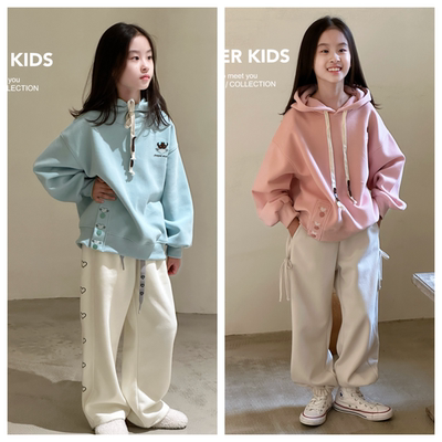 Jasper女童卡通连帽卫衣