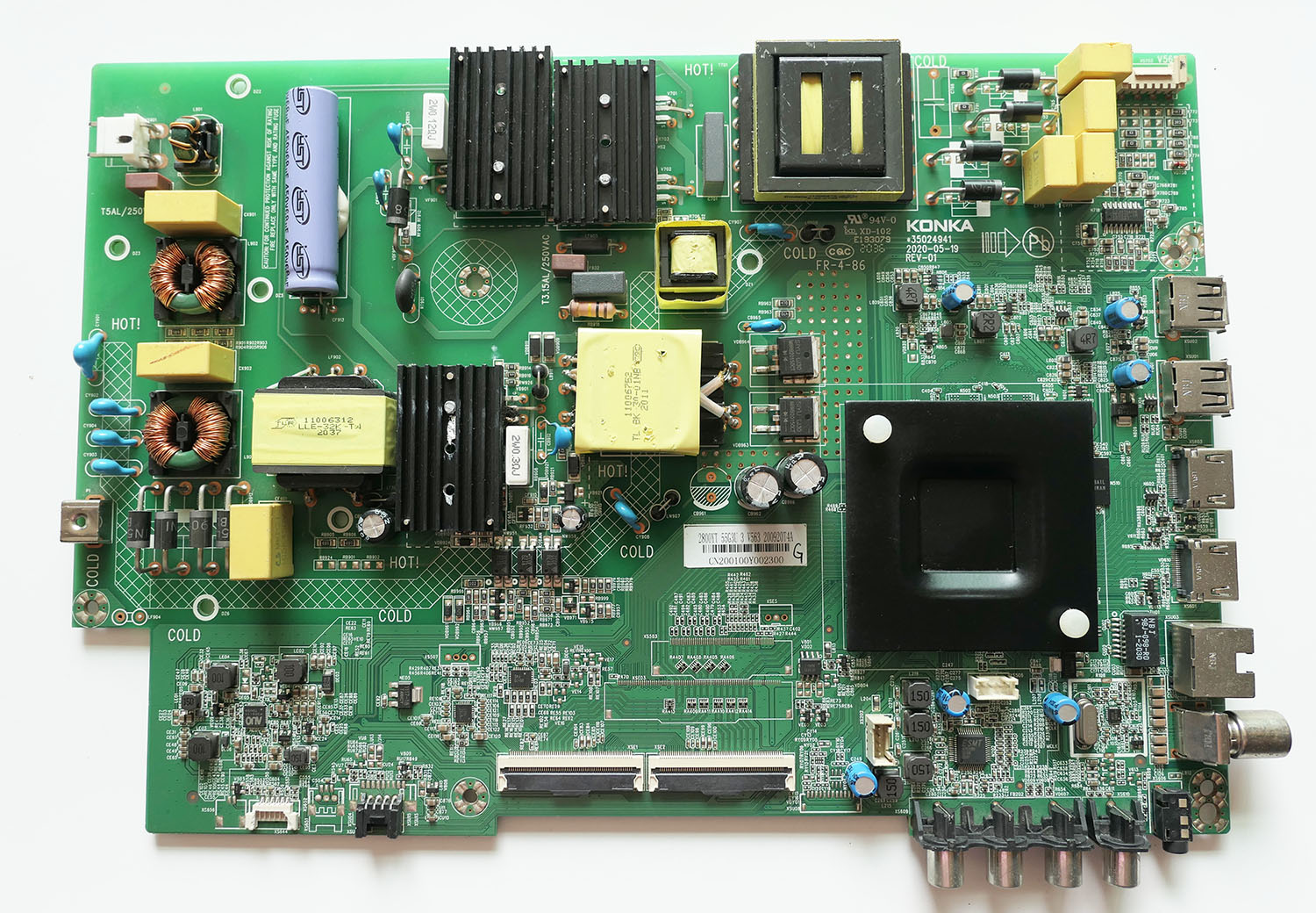 康佳电视机三合一主板35024941