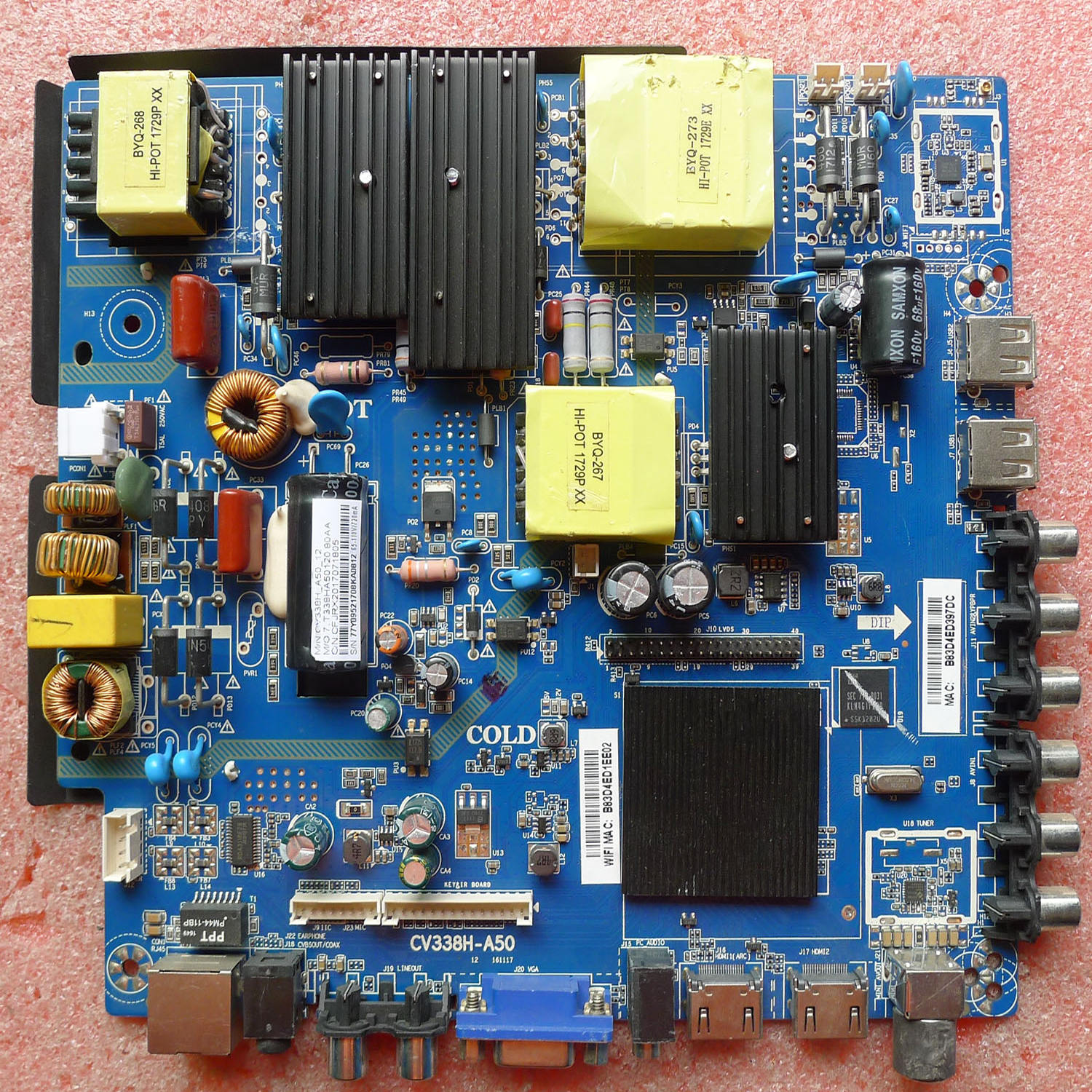 三合一液晶电视机主板CV338H-A50