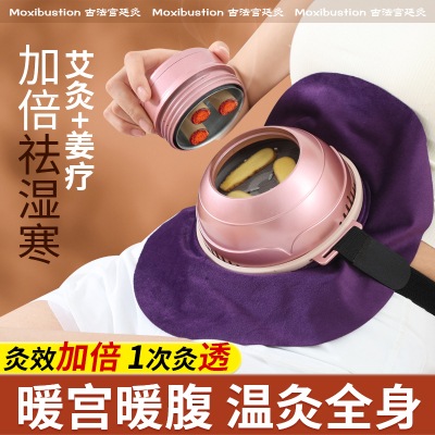 艾灸盒随身灸宫廷灸胸部艾灸罐家用无烟美容院妇科宫寒熏蒸仪器具