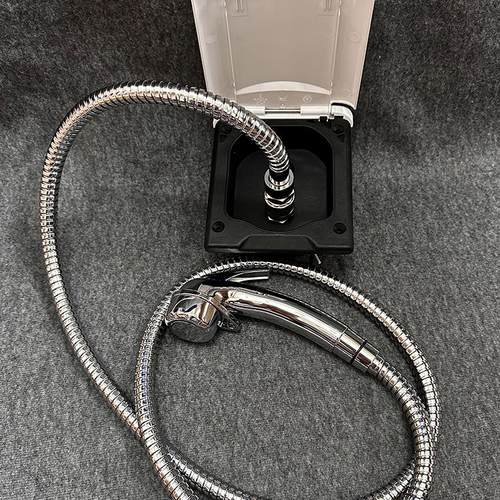 房车专用淋浴花洒床车改装车外置取水口带喷头大通依维柯全顺配件