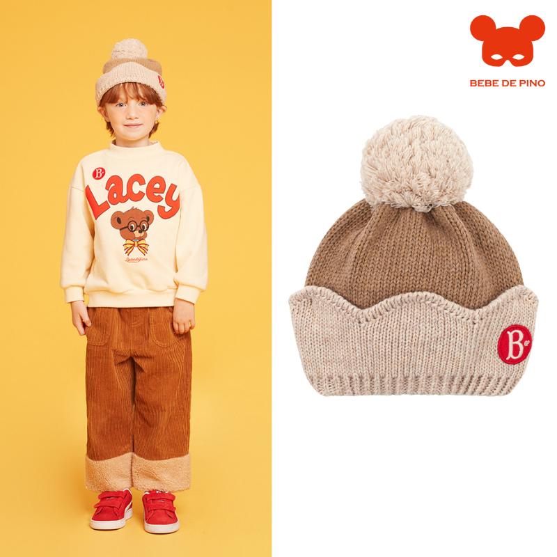 BEBEDEPINO保暖针织毛线帽