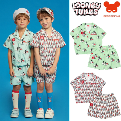 BEBEDEPINO联名衬衫短裤套装