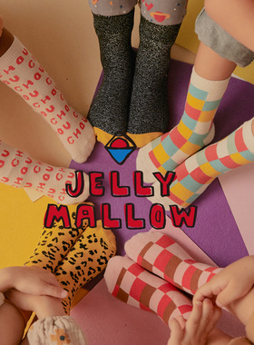 (现货)韩国小众设计师品牌JELLY MALLOW 儿童袜子套装（五双）