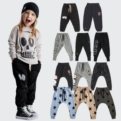 NUNUNU秋冬锥腿卫裤长裤