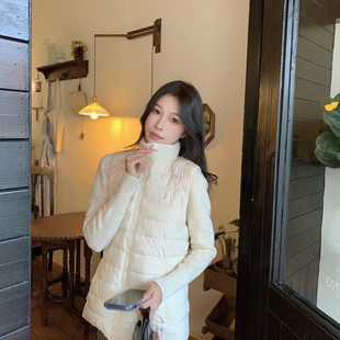 元~立领轻薄棉马甲女款秋冬修身无袖棉服外套百搭拉链保暖背心