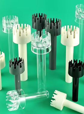 鱼缸除油膜花篮去除水面油膜吸油膜浮子除油膜器透明黑色白色灰色