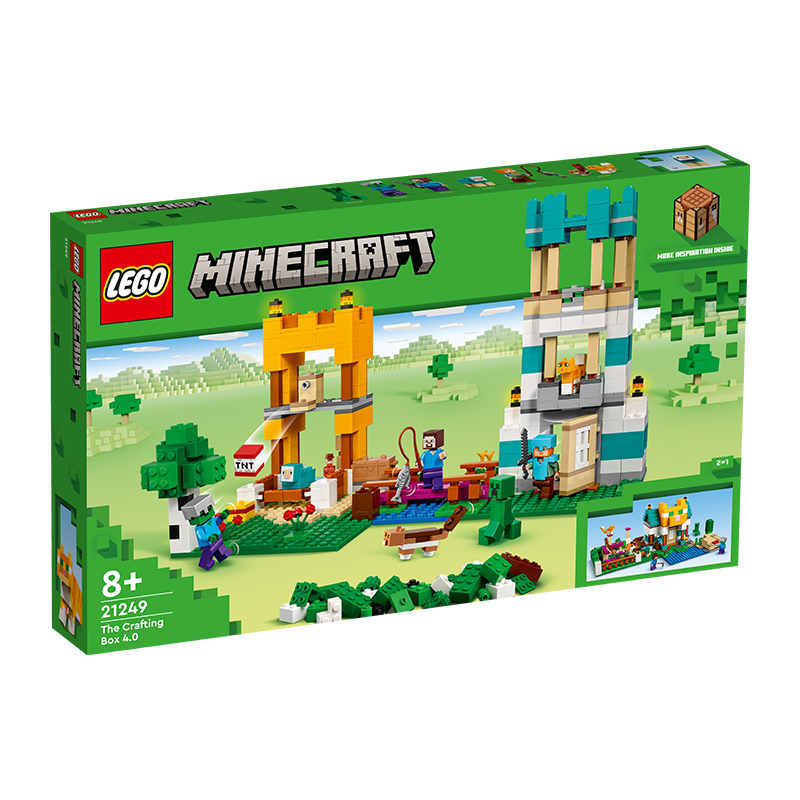 LEGO乐高我的世界21249建造箱4.0积木玩具模型益智女孩男孩礼物