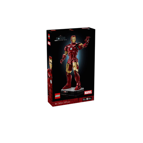 LEGO乐高漫威系列76344 钢铁侠 MarK 3 收藏版男女孩拼搭积木玩具