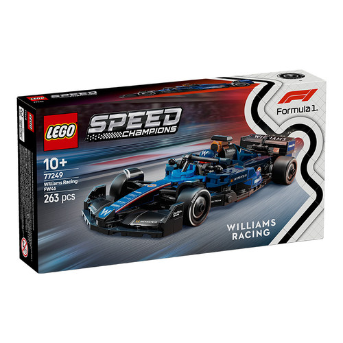 LEGO乐高77249威廉姆斯车队FW46 F1®赛车拼装积木玩具