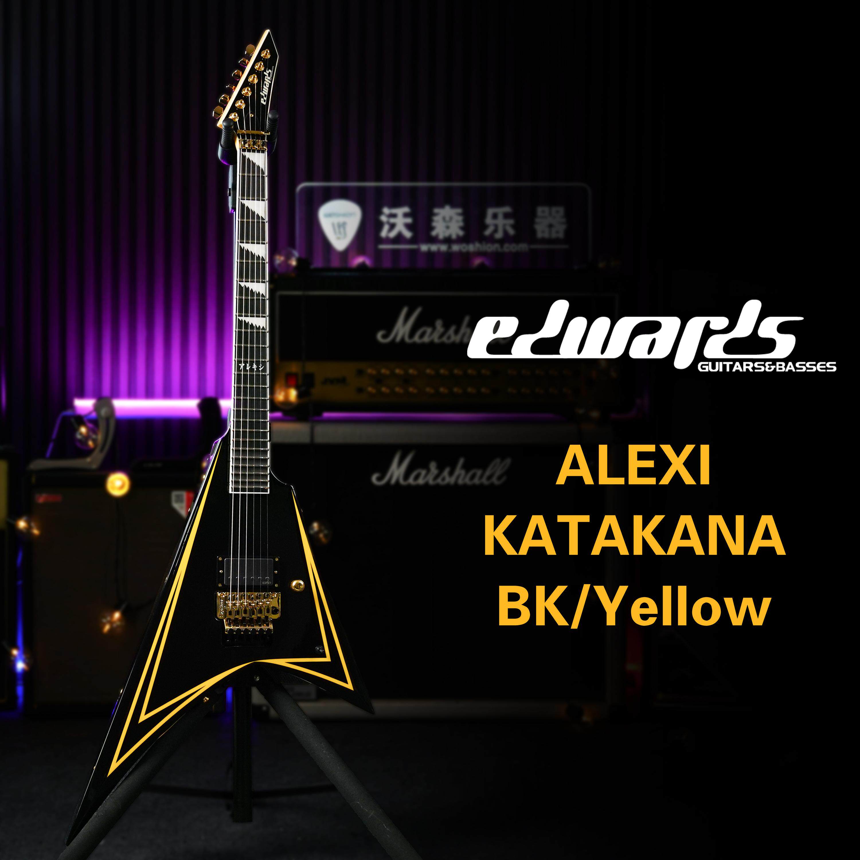 ESP爱德华EDWARDS ALEXI LAIHO E-KATAKANA博多之子带BOOST电吉他