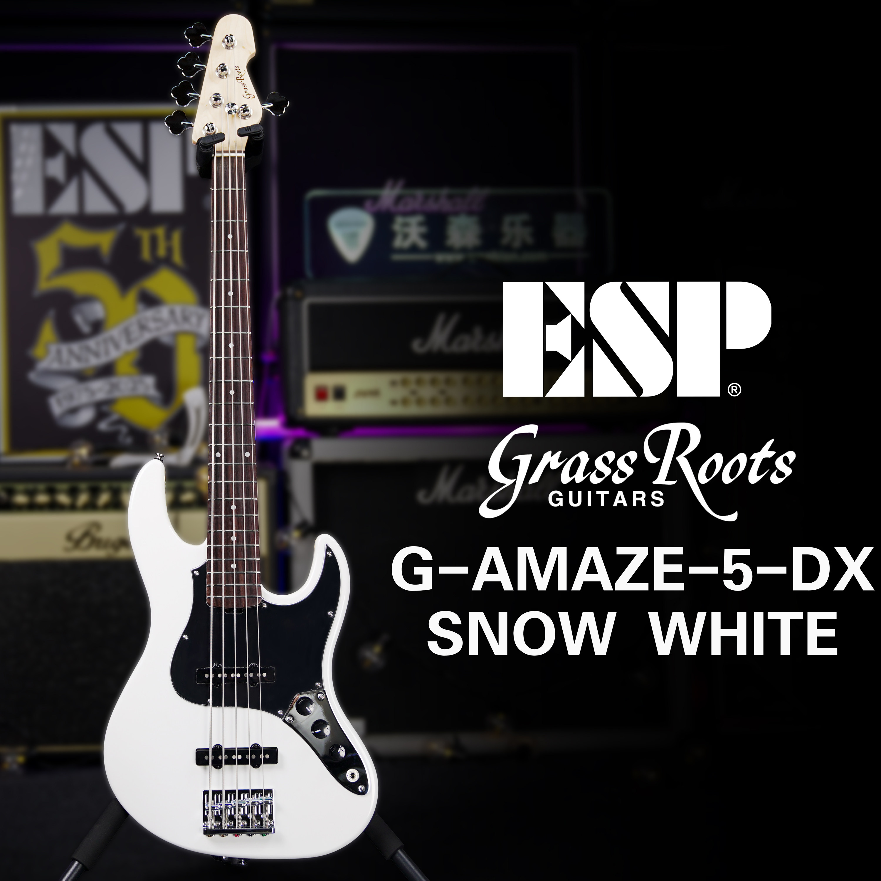 ESP GRASSROOTS G-AMAZE-5-DX 5弦电贝司贝斯入门进阶多风格全能