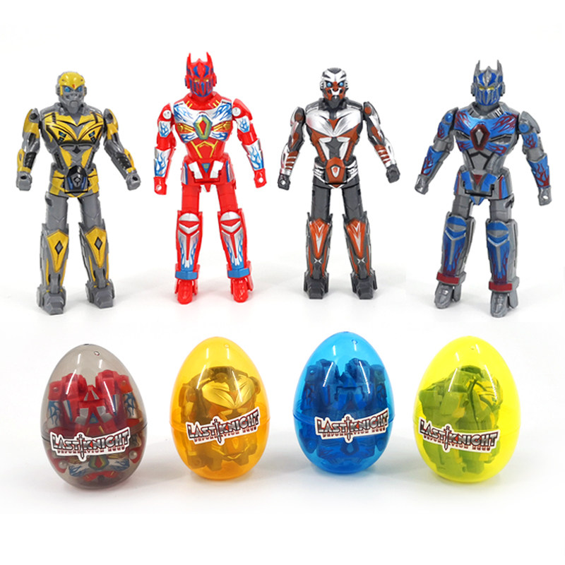 儿童扭蛋拼装奇趣蛋变形蛋玩具变形金刚大黄蜂擎天柱男孩儿童礼物