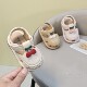 春夏季 女宝宝鞋 防滑踢沙滩凉鞋 软底防滑魔术贴叫叫鞋 子公主学步鞋