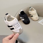 子软底春秋季 0一1岁男女宝宝拼色运动鞋 婴儿鞋 12月学步鞋 防掉