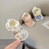 软底纯棉布鞋 春秋季 789个月学步护脚不掉鞋 1岁 男女宝宝鞋 婴儿鞋