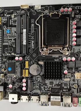 现货H510i-P侧插一体机主板超薄LVDS可斜插显卡H510迷你工控主板