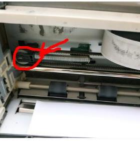 OKI5100 5200F弹簧旁白色齿轮进纸皮带轮感应器传感 针头排线配件