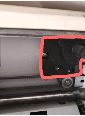 得实打印机配件650 11002 620 610II 1860 550 黑色齿轮组 色带轴