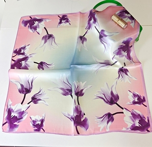 3工厂瑕疵惠价100桑蚕丝真丝素绸缎围巾新款百搭70方巾多功能丝巾