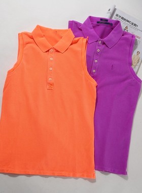 晓晓衣铺  外贸女装 J006珠地棉背心~A4265