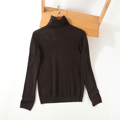 晓晓衣铺  外贸女装   孤品系列羊毛高领针织毛衣~Z1385
