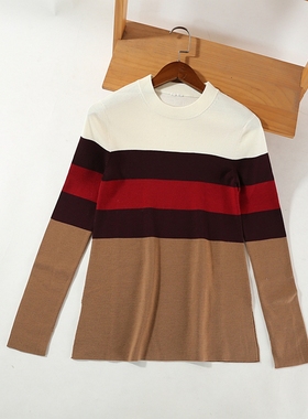 晓晓衣铺  外贸女装  J003孤品羊毛针织毛衣~Z1353