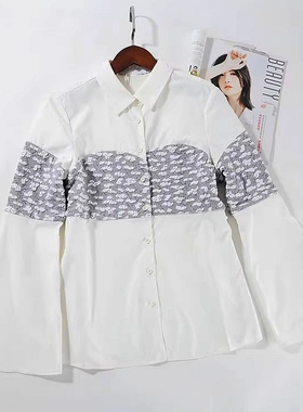 晓晓衣铺 外贸女装 J007衬衫~A4093