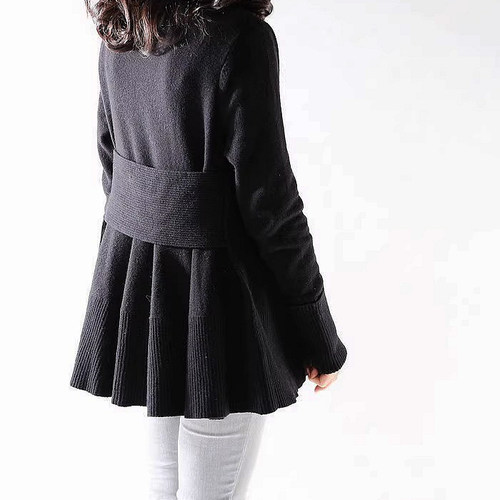 【5折】晓 外贸女J003 遮肉显瘦100%羊毛A字造型针织衫~~~A458