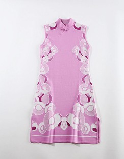 双面提花旗袍 清货 S华好牌复古无袖 超特价 A952 连衣裙 美美