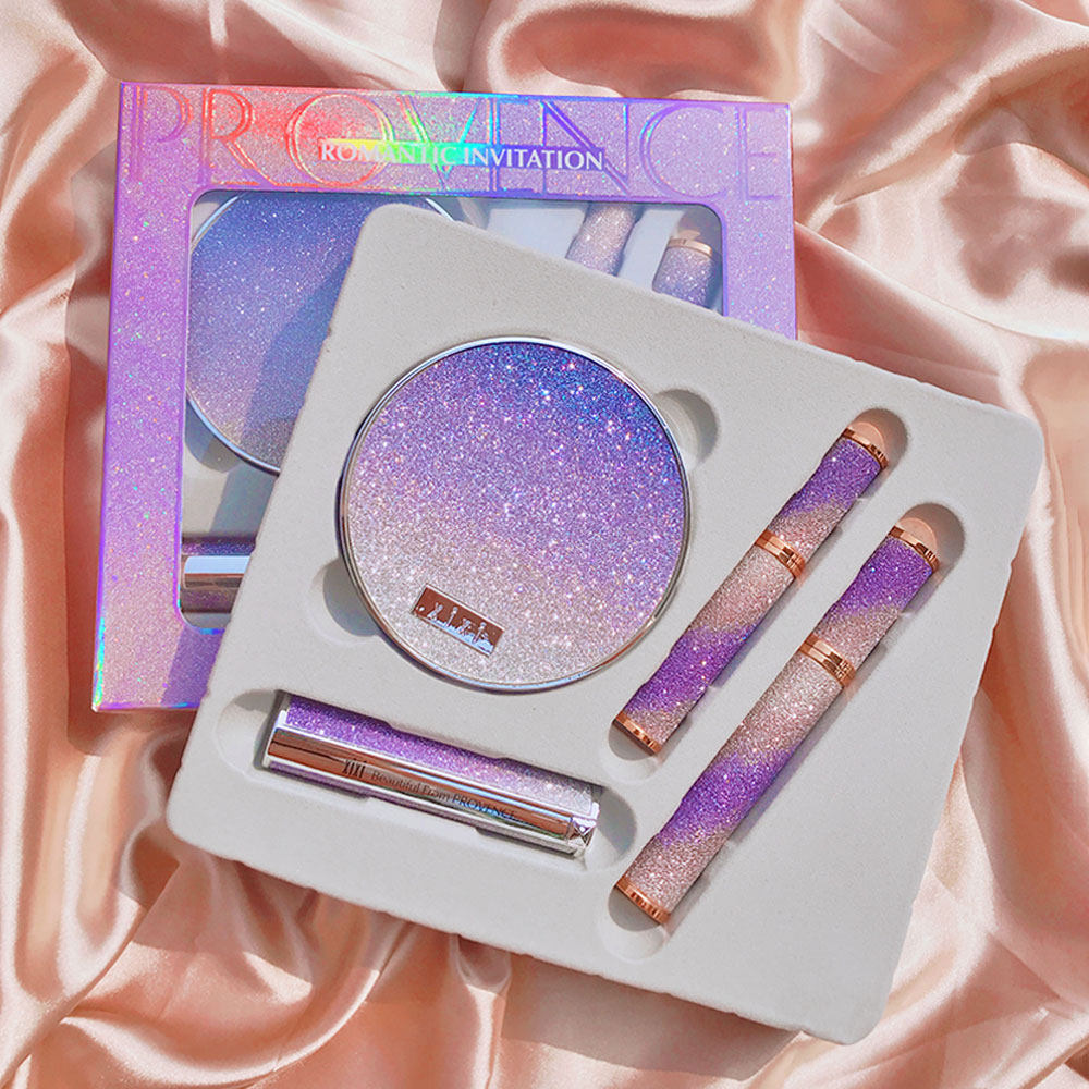 xixi彩妆套盒全套组合美妆亮片眼影睫毛膏口红女学生款显白礼盒装