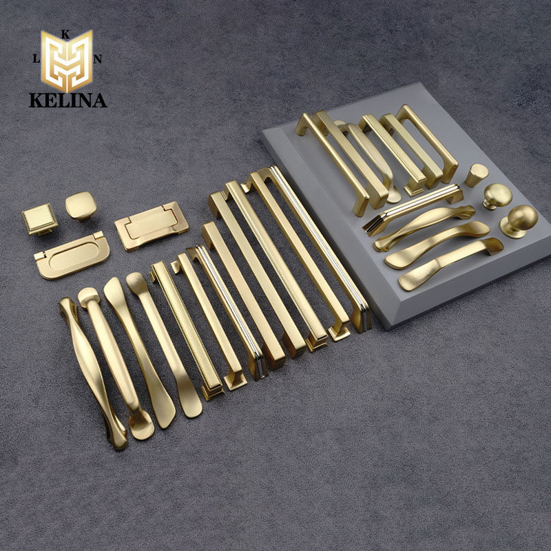 铜拉丝现代简约风轻奢抽屉柜门