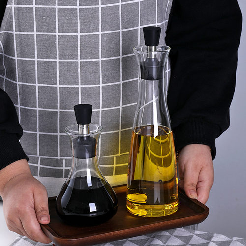 家用欧式丹麦油瓶 耐高温防侧漏玻璃油壶 液体酱油醋调味瓶罐