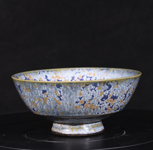 大宋窑变天青满天星斗群星璀璨茶盏茶碗